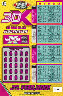 30x Bingo Multiplier ticket
