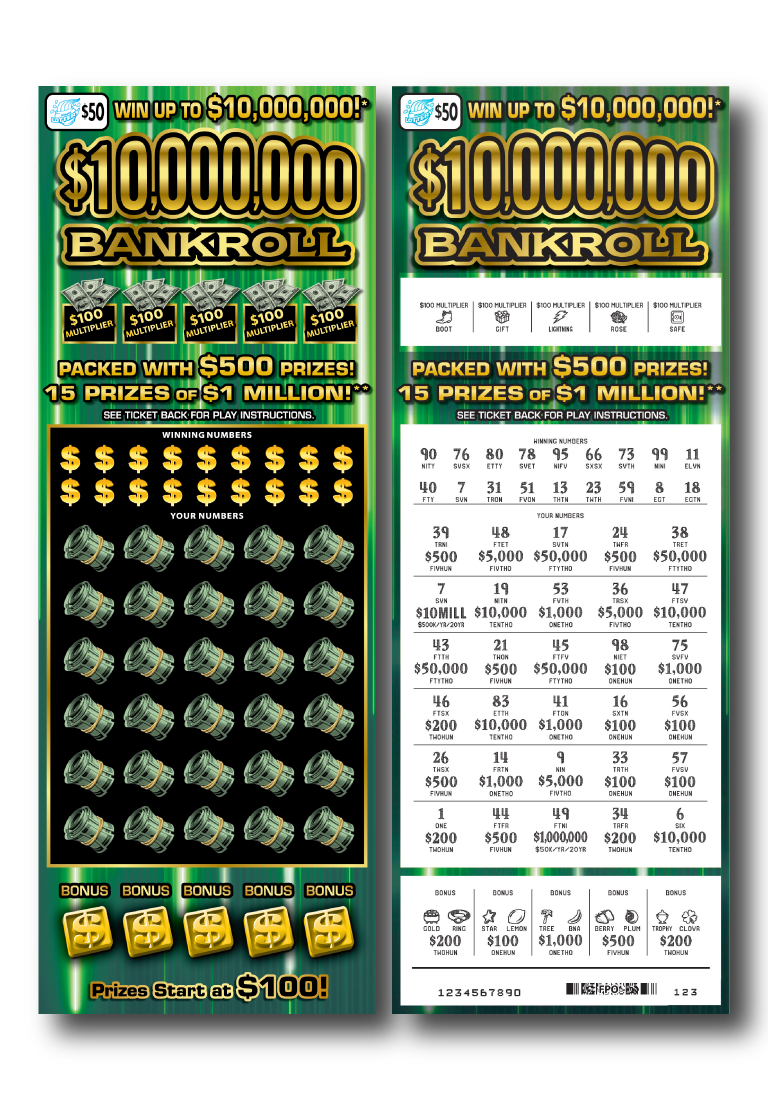 $10,000,000 Bankroll ticket