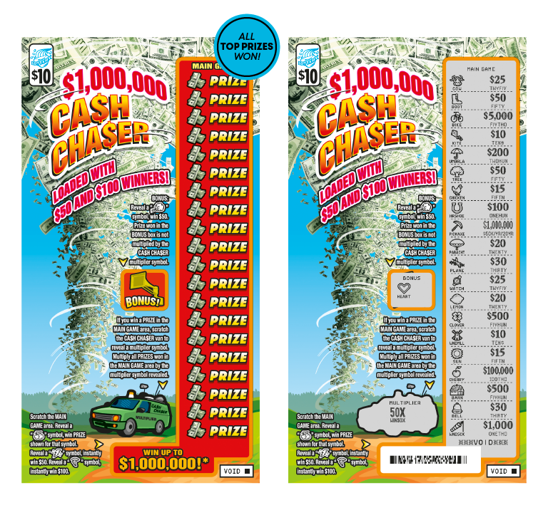 1,000,000 Ca$h Cha$er ticket