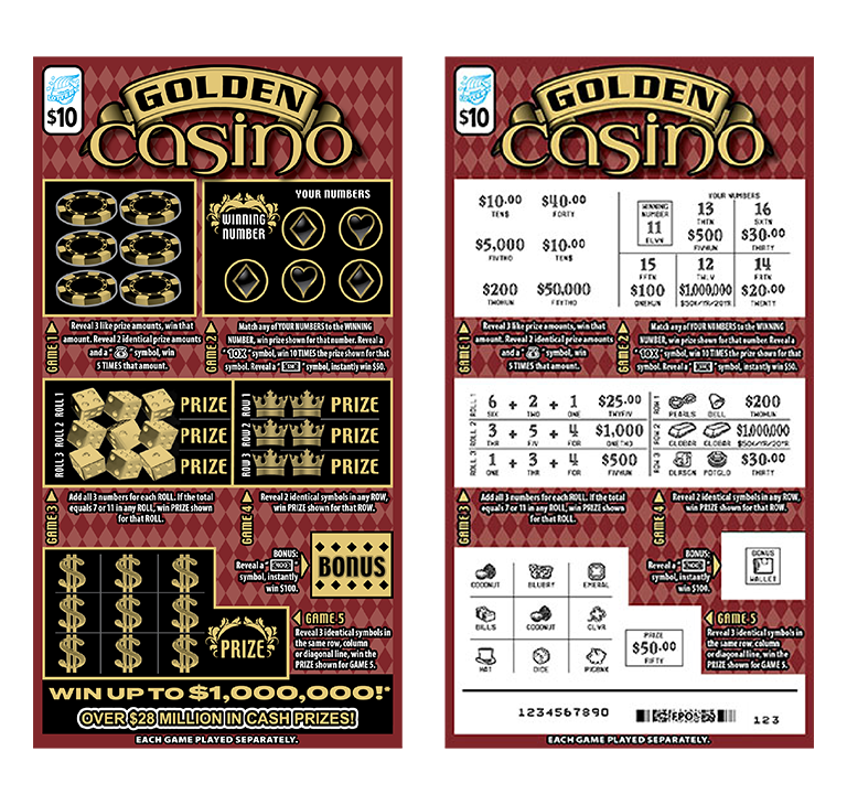 Gold Casino ticket