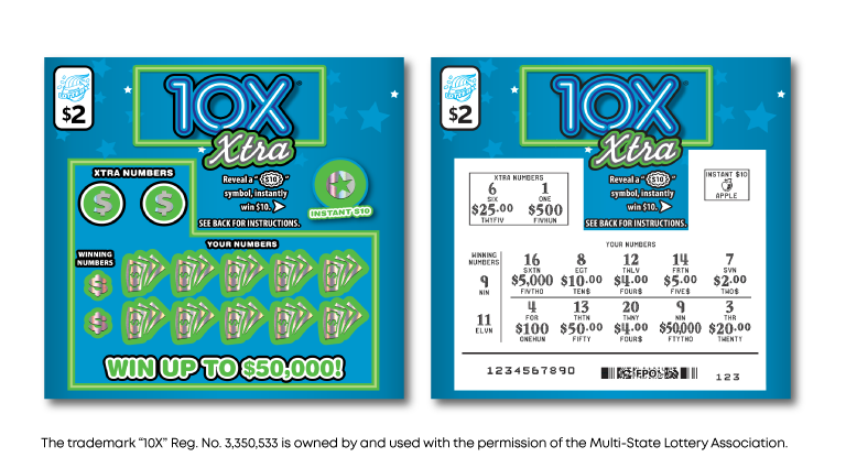 10X Xtra ticket