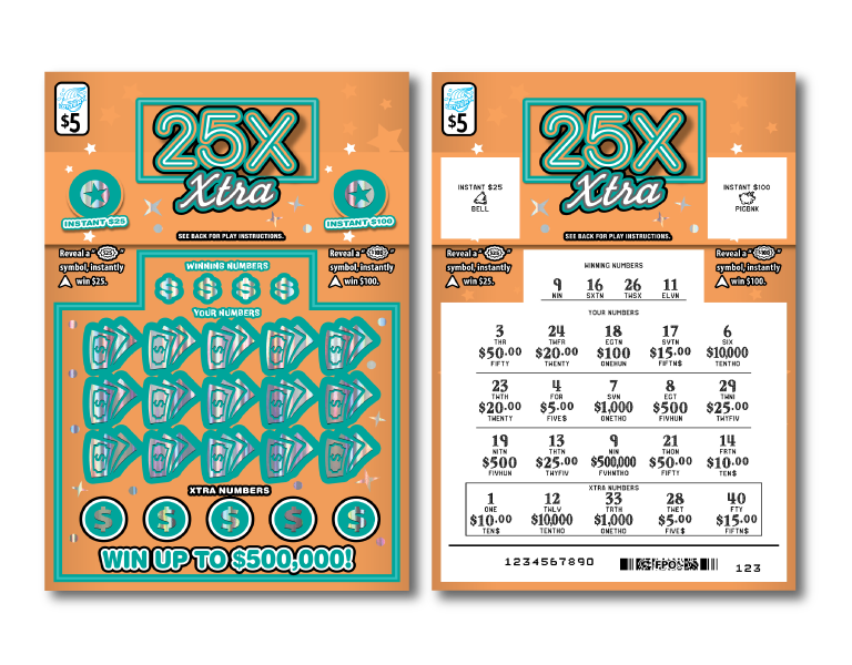 25X Xtra ticket