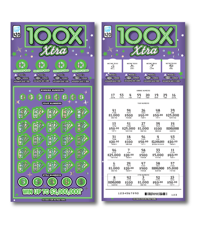 100X Xtra ticket
