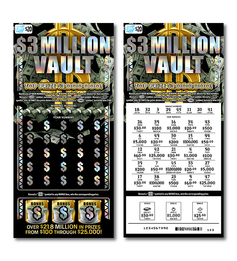 $3 Million Vault ticket