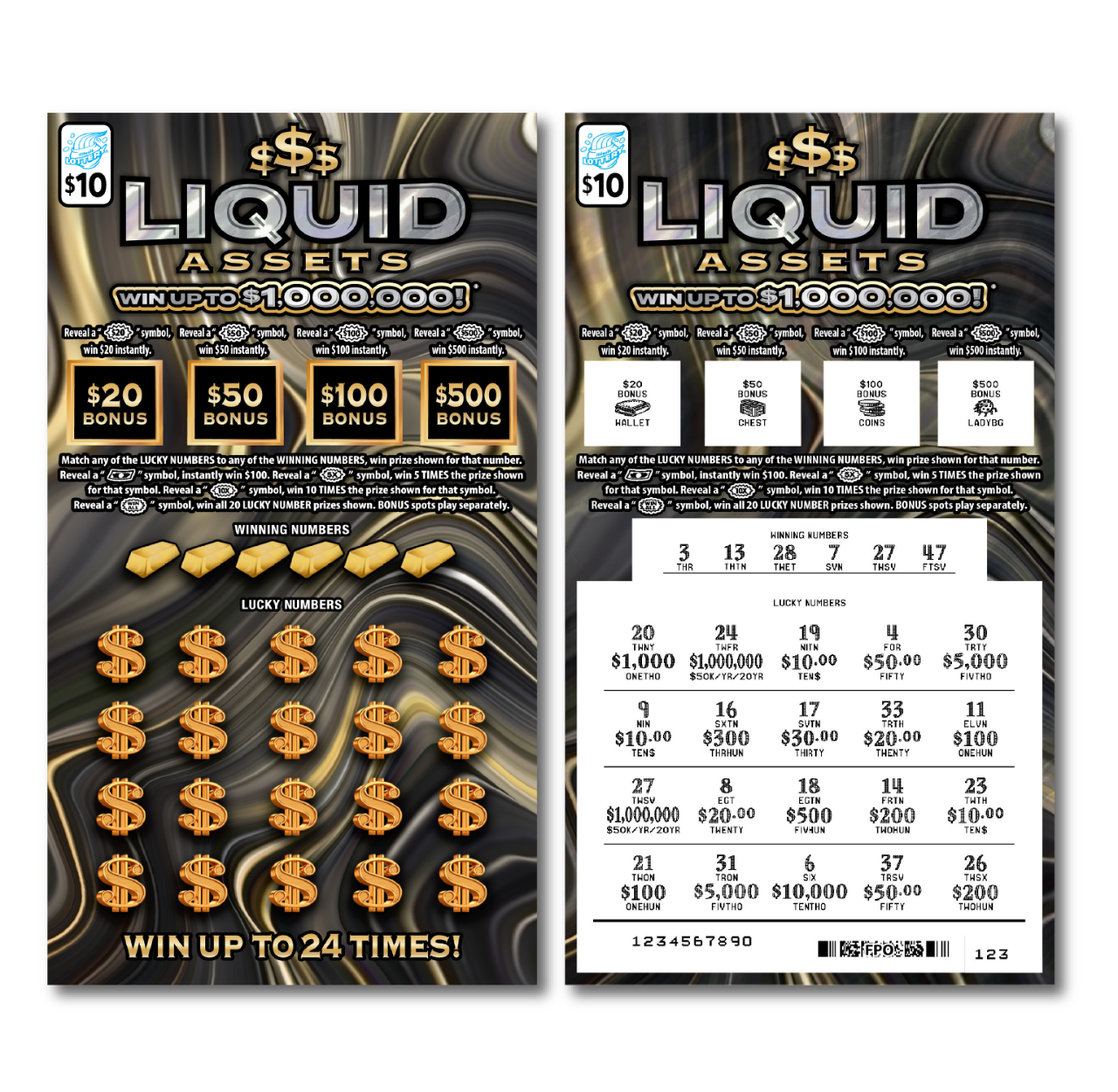 Liquid Assets ticket