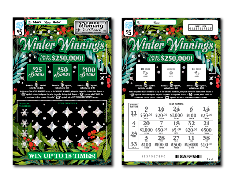 Winter Winnings ticket