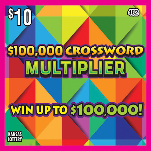 $100,000 Crossword Multiplier ticket