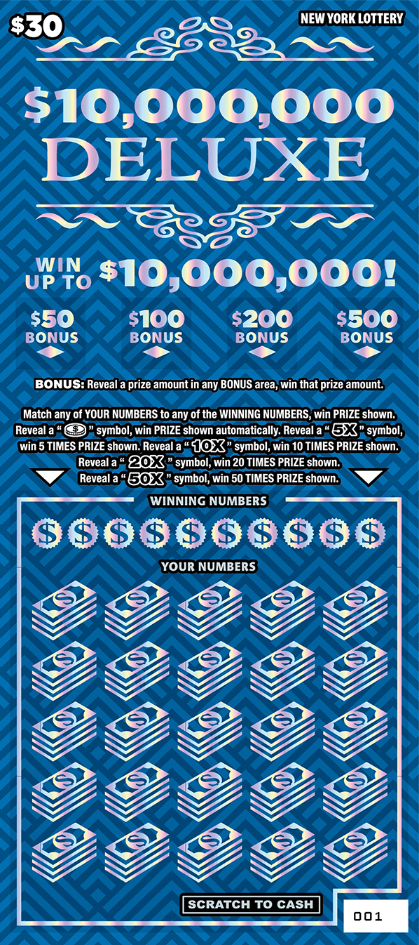 $10,000,000 DELUXE ticket