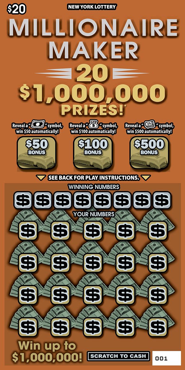 MILLIONAIRE MAKER ticket