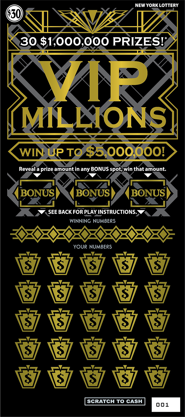 VIP MILLIONS ticket