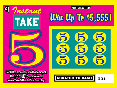 INSTANT TAKE 5 ticket