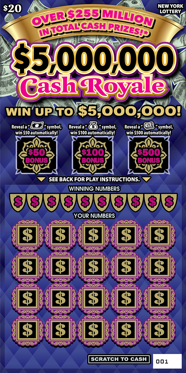 $5,000,000 CASH ROYALE ticket