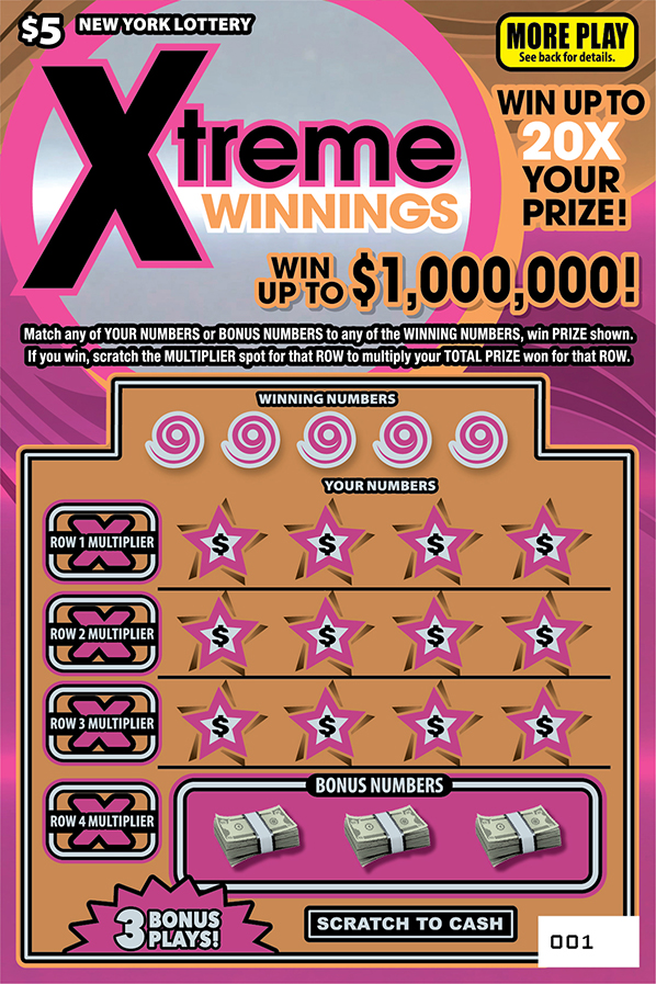 XTREME WINNINGS ticket