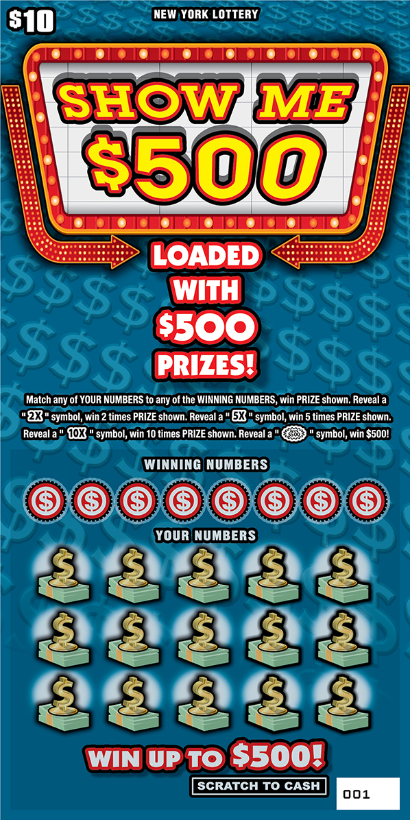 SHOW ME $500 ticket