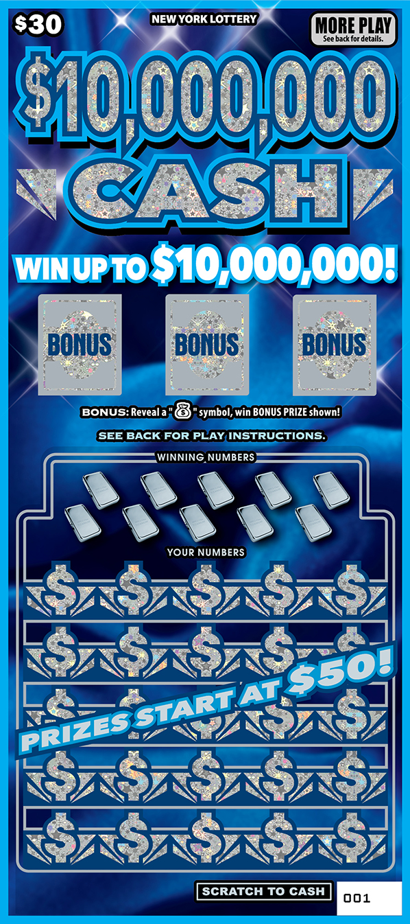 $10,000,000 CASH ticket