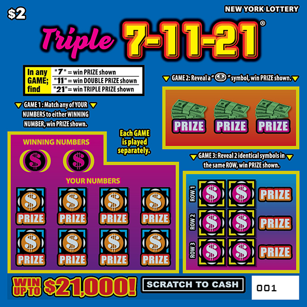 TRIPLE 7-11-21 ticket