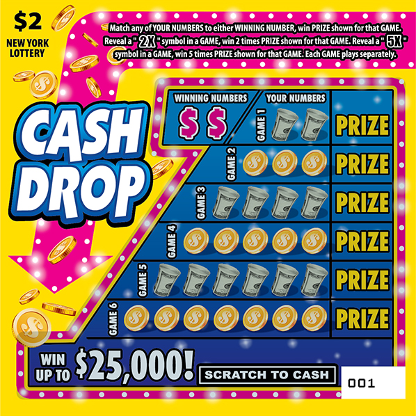 CASH DROP ticket