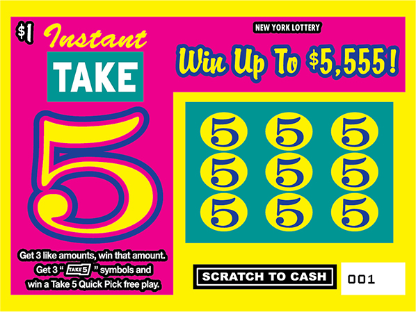 INSTANT TAKE 5 ticket