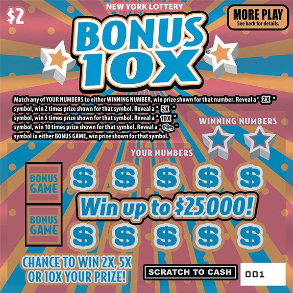BONUS 10X ticket