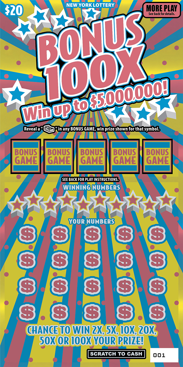 BONUS 100X ticket