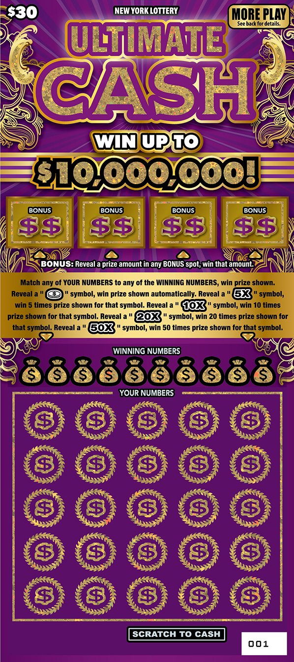 ULTIMATE CASH ticket