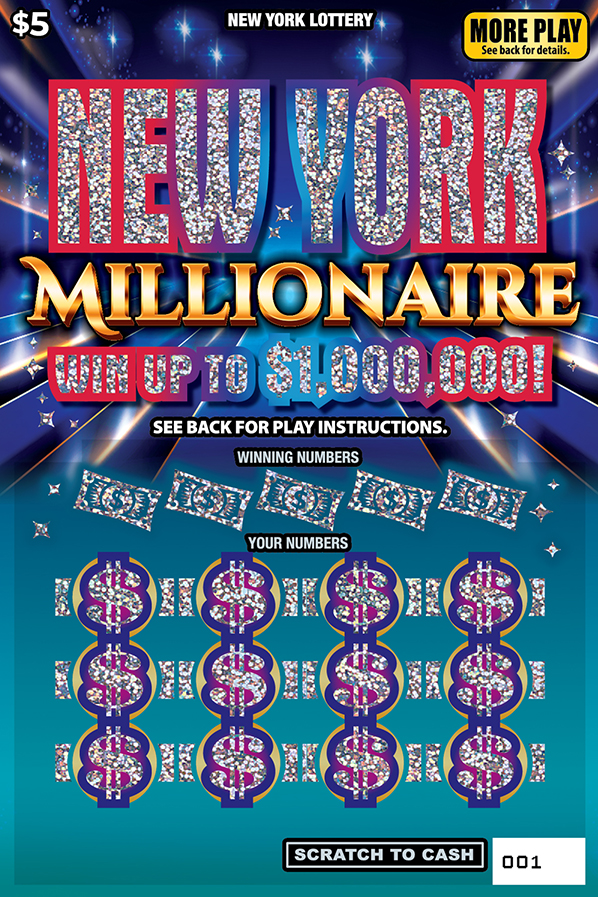 NEW YORK MILLIONAIRE ticket