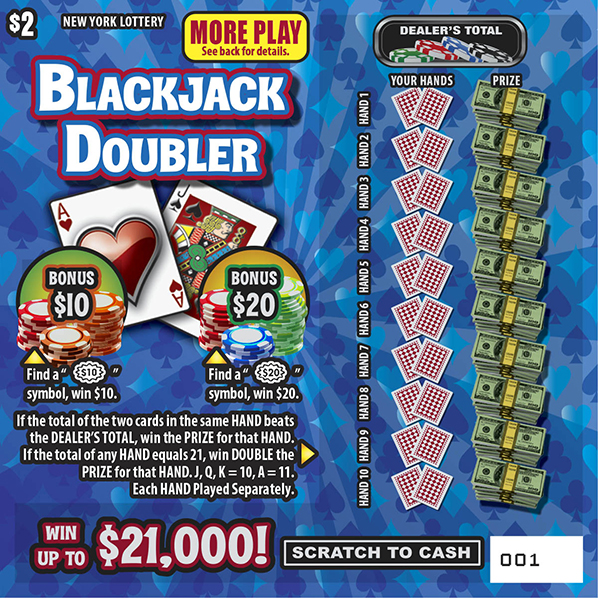 BLACKJACK DOUBLER ticket