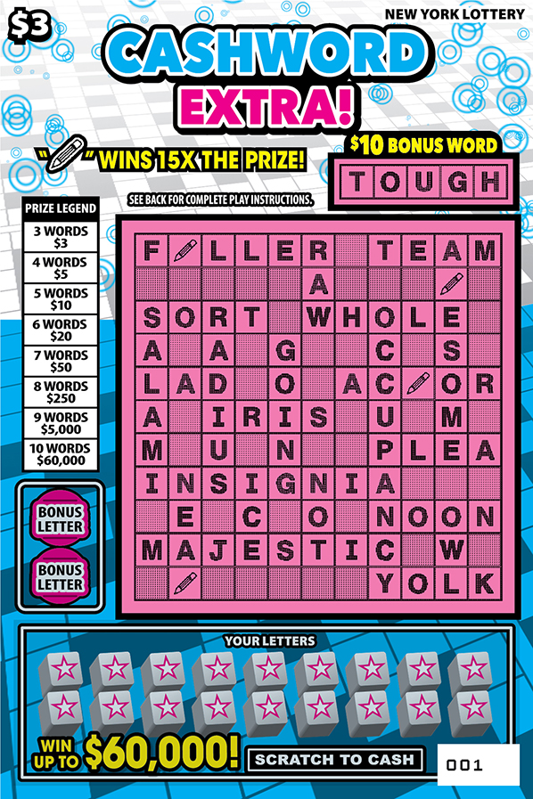 CASHWORD EXTRA! ticket