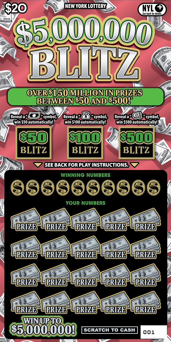 $5,000,000 BLITZ ticket