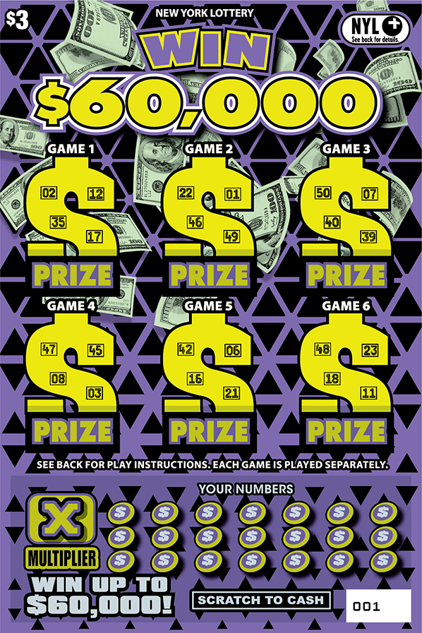 WIN $60,000 ticket