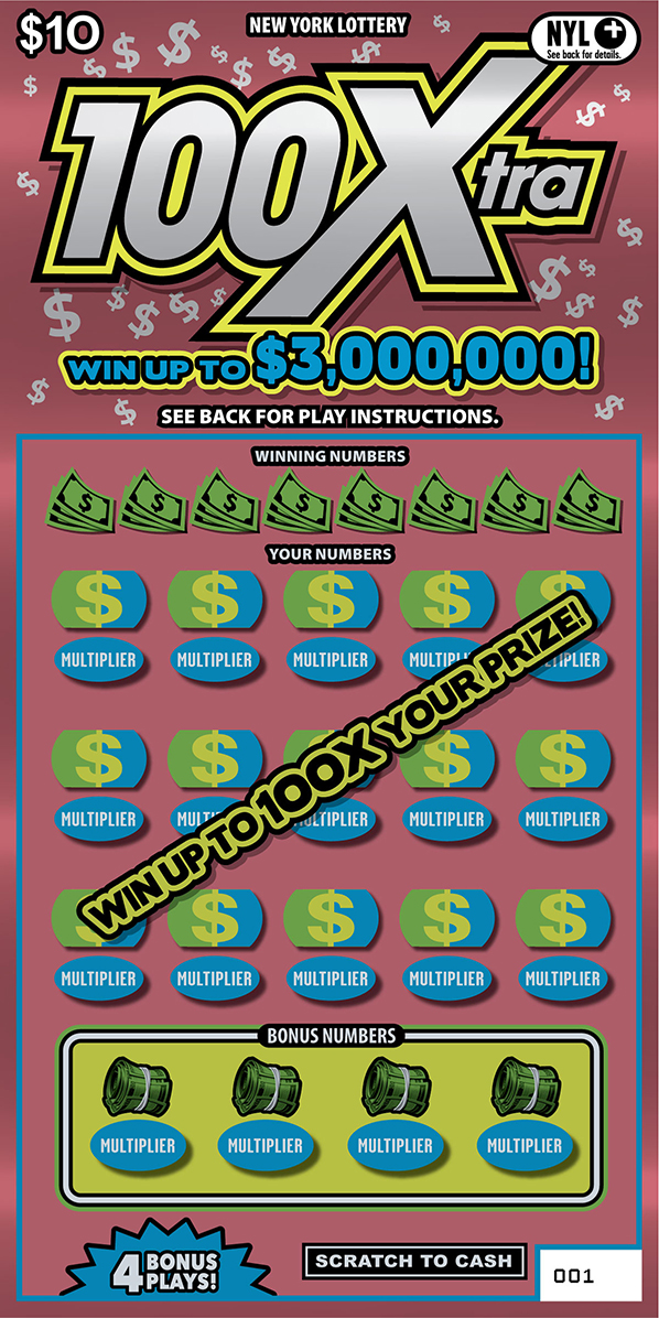 100Xtra ticket