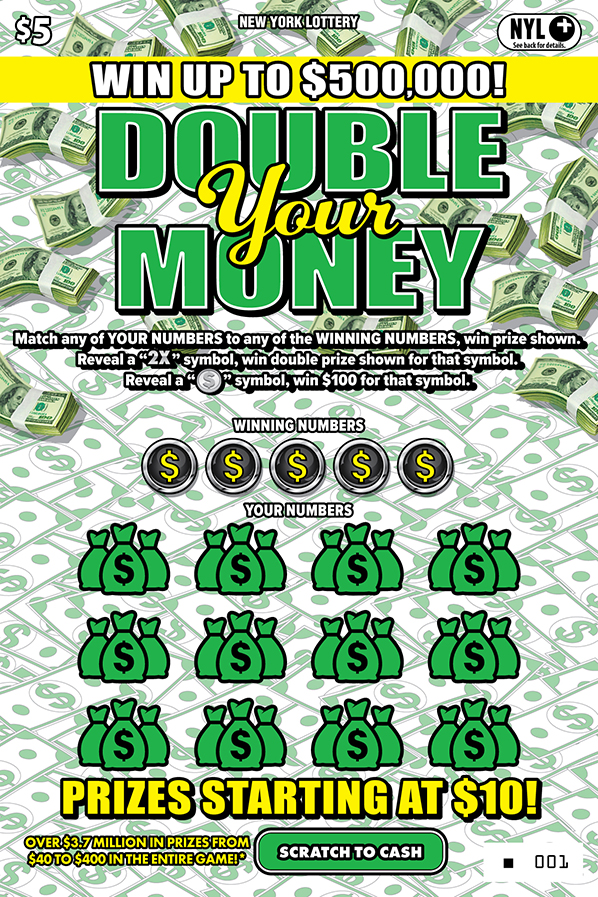 DOUBLE YOUR MONEY ticket