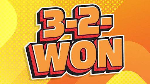 3-2-WON ticket