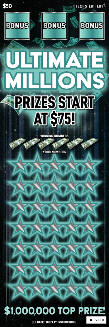 Ultimate Millions ticket