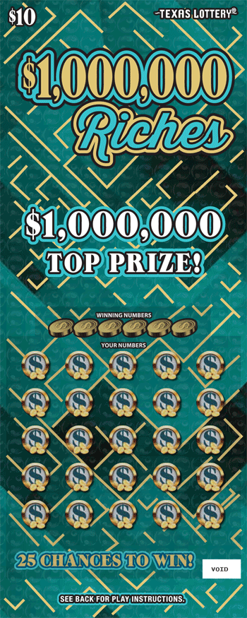 $1,000,000 Riches ticket