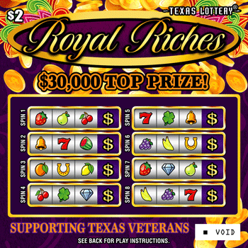 Royal Riches ticket