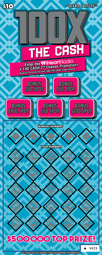 100X The Cash ticket
