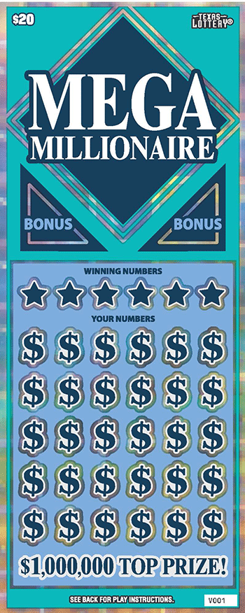 Mega Millionaire ticket
