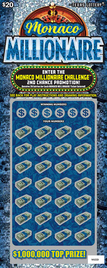 Monaco Millionaire ticket