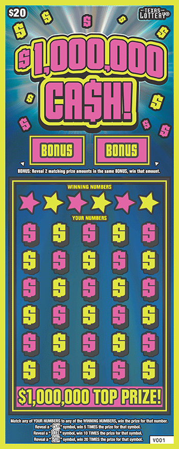 $1,000,000 Ca$h! ticket