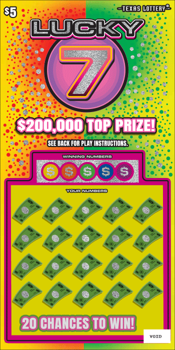 Lucky 7 ticket