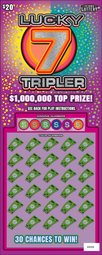 Lucky 7 Tripler ticket
