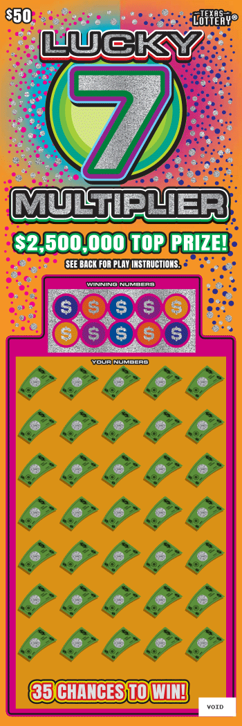 Lucky 7 Multiplier ticket