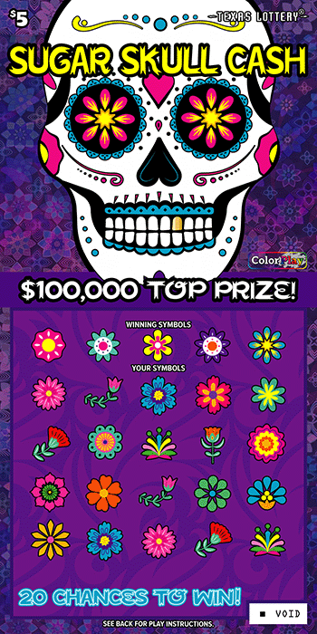 Sugar Skull Cash ticket