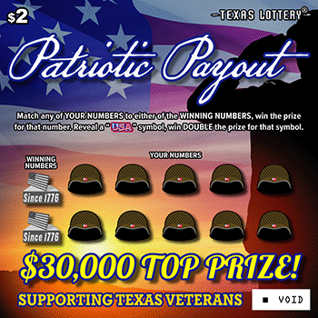 Patriotic Payout ticket